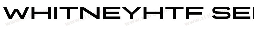 WhitneyHTF SemiBold字体转换